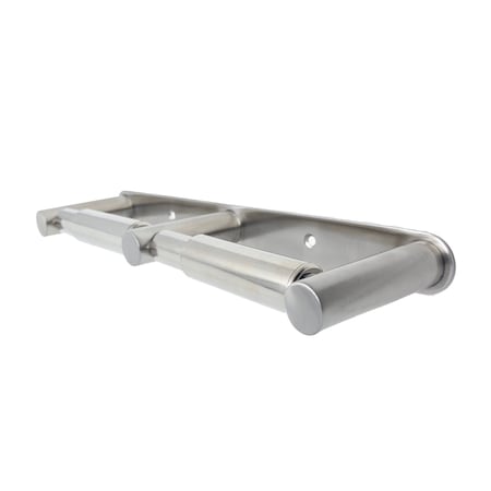 Preferred Bath Accessories Wall Mounted Double Toilet Paper Holder, Satin Stainless 225-SS